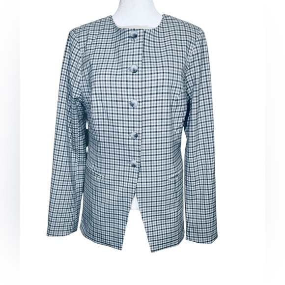Rachel Zoe Jackets & Blazers - Rachel Zoe Gray and White Checkered Women’s Blazer
Size Medium. NWT